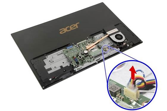 Acer - Aspire C27-1800 - Heatsink Fan Removal - Step 1 Heatsink Fan Removal - Step 1