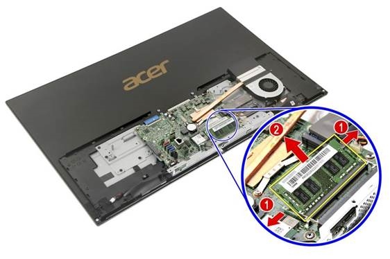 Acer - Aspire C27-1800 - Memory Module Removal Memory Module Removal