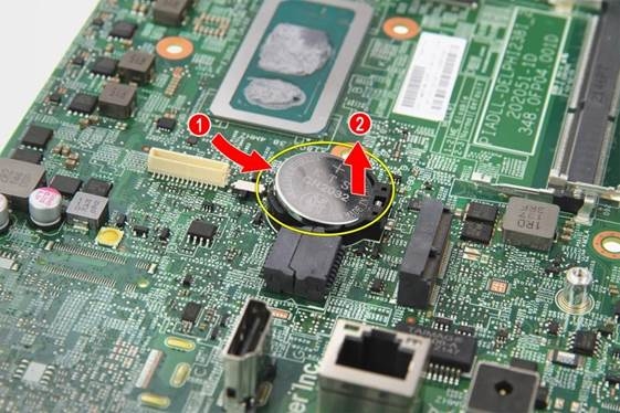 Acer - Aspire C27-1800 - RTC Battery Removal RTC Battery Removal