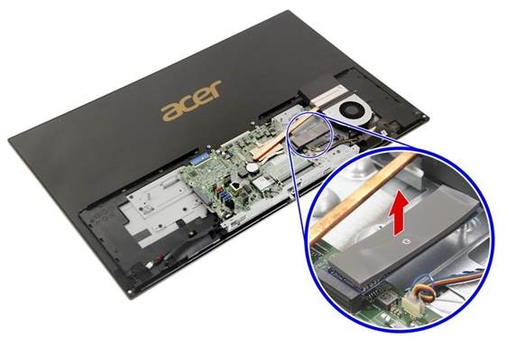 Acer - Aspire C27-1800 - SSD Module Removal - Step 1 SSD Module Removal - Step 1