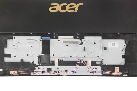 Acer - Aspire C27-1800 - WLAN Antenna Removal - Step 1 WLAN Antenna Removal - Step 1