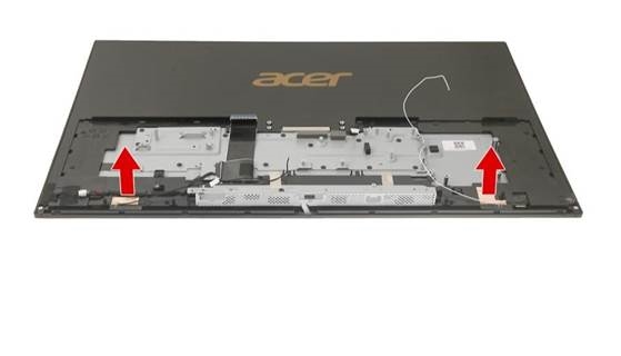 Acer - Aspire C27-1800 - WLAN Antenna Removal - Step 2 WLAN Antenna Removal - Step 2