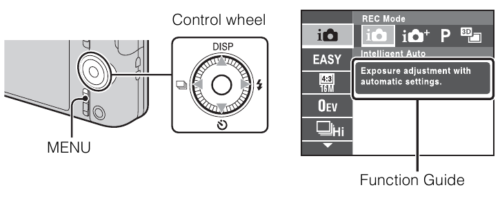 Sony - Cyber-shot DSC-WX50 - Introduction of other functions Introduction of other functions