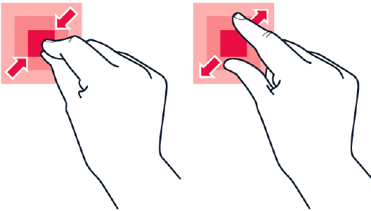 Nokia - G21 - USE THE TOUCH SCREEN - Zoom in or out USE THE TOUCH SCREEN - Zoom in or out