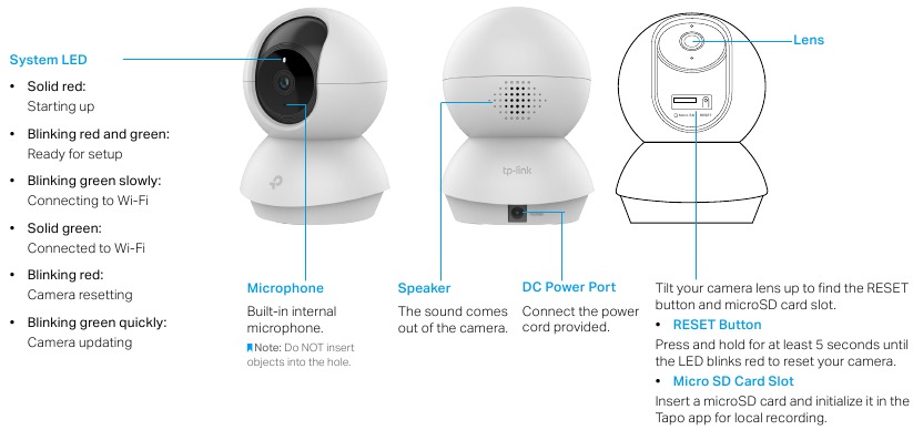 TP-Link - Tapo C200 - Device Appearance Device Appearance