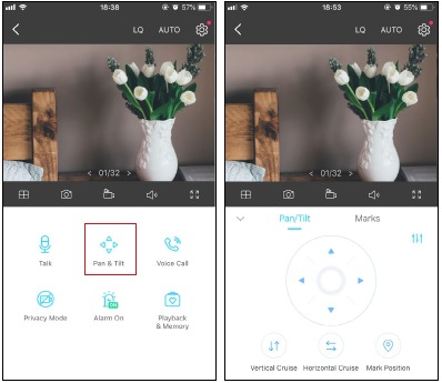 TP-Link - Tapo C200 - Pan & Tilt Controls Pan & Tilt Controls