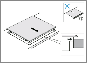 Siemens - iQ100 EU AGA Series - Inserting the unit - Step 1 Inserting the unit - Step 1