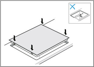 Siemens - iQ100 EU AGA Series - Inserting the unit - Step 2 Inserting the unit - Step 2