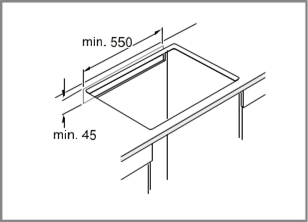 Siemens - iQ100 EU AGA Series - Providing a proper ventilation - Step 2 Providing a proper ventilation - Step 2