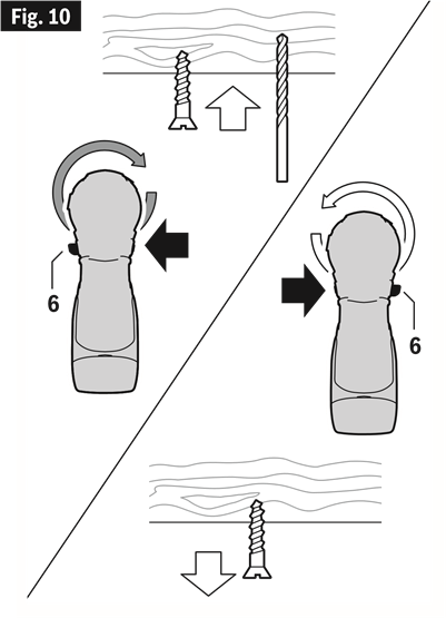 Bosch - GSR12V-140FC - Forward/Reversing Lever and Trigger Lock Forward/Reversing Lever and Trigger Lock