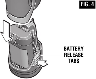 Bosch - PS41 - INSERTING AND RELEASING BATTERY PACK INSERTING AND RELEASING BATTERY PACK