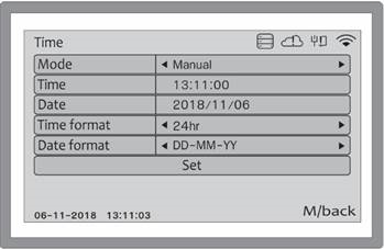 Nice - C2 PRO - CONFIGURING THE TIME AND DATE - Step 1 CONFIGURING THE TIME AND DATE - Step 1