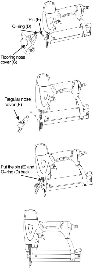 Freeman - PFBC940 - Change the Nose Cover - Step 2 Change the Nose Cover - Step 2