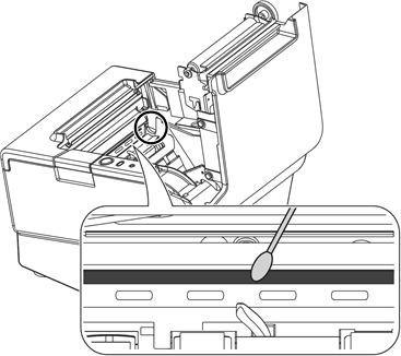 Epson - TM-T88V - Cleaning the Thermal Head Cleaning the Thermal Head