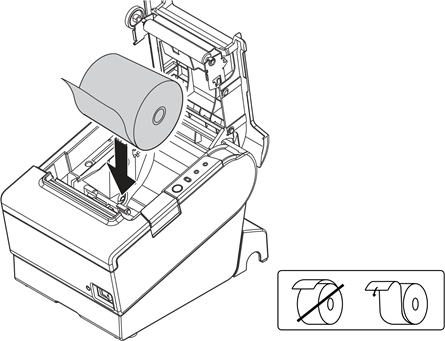 Epson - TM-T88V - Installing Roll Paper Installing Roll Paper