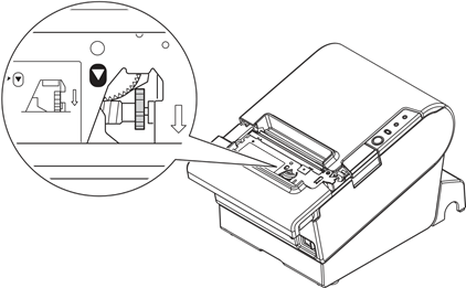 Epson - TM-T88V - Removing Jammed Paper Removing Jammed Paper
