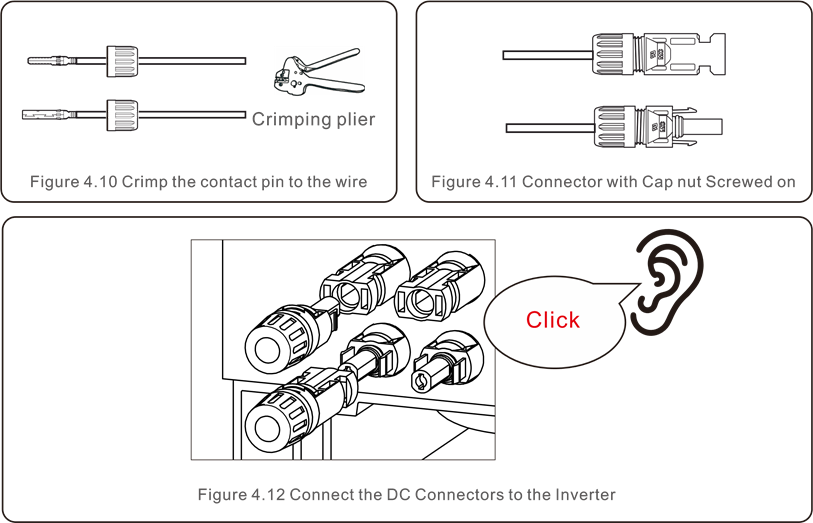 SOLIS - S6 - Connect PV side of inverter - Step 2 Connect PV side of inverter - Step 2