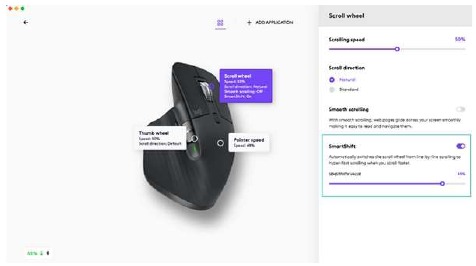 Logitech - MX Master 3S - Switching modes manually Switching modes manually