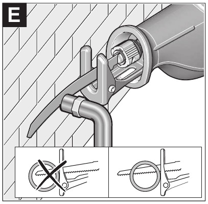 Bosch - Professional GSA 18V-LI C - Flush sawing Flush sawing