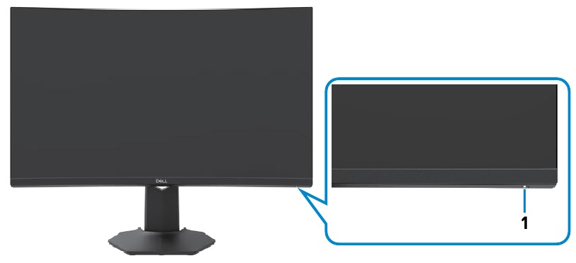 Dell - S2722DGM - Front view Front view