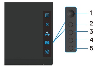 Dell - S2722DGM - To run the built-in diagnostics To run the built-in diagnostics