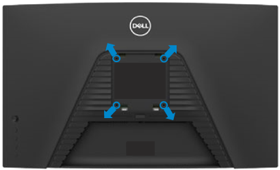 Dell - S2722DGM - Wall mounting (Optional) Wall mounting (Optional)