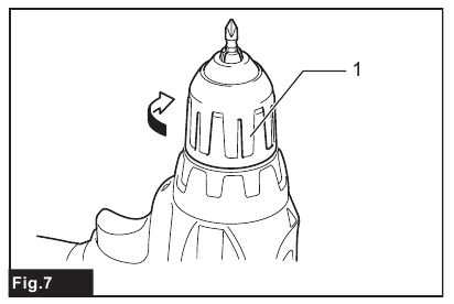 Makita - DF330D - Installing or removing driver bit/ drill bit Installing or removing driver bit/ drill bit