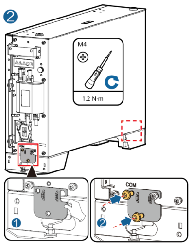 Huawei - LUNA2000-(5-30)-S0 - Installing Battery Expansion Modules - Step 2 Installing Battery Expansion Modules - Step 2