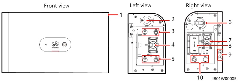 Huawei - LUNA2000-(5-30)-S0 - Power Control Module and Battery Expansion Modules - Part 1 Power Control Module and Battery Expansion Modules - Part 1
