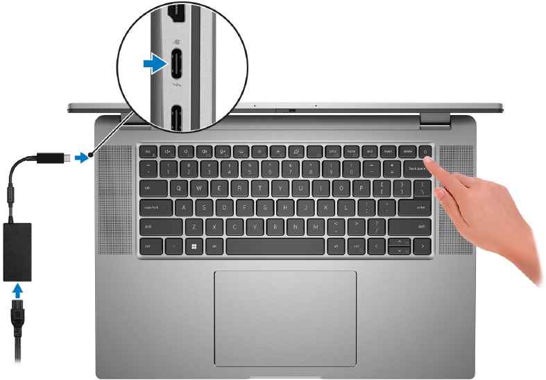 Dell - Latitude 7640 - Setting up your device Setting up your device