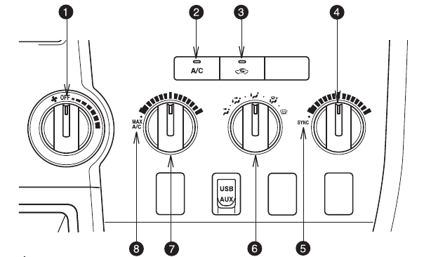 Toyota - TUNDRA 2011 - Manual Air Conditioning Manual Air Conditioning