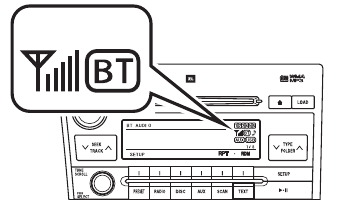 Toyota - TUNDRA 2011 - Telephone controls (Bluetooth®) - Audio unit Telephone controls (Bluetooth®) - Audio unit