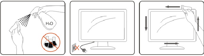 AOC - G2490VX - Safety - Cleaning Safety - Cleaning