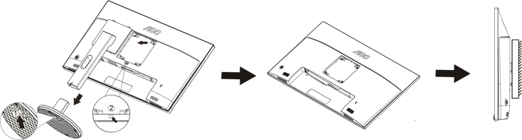 AOC - G2490VX - Wall Mounting Wall Mounting