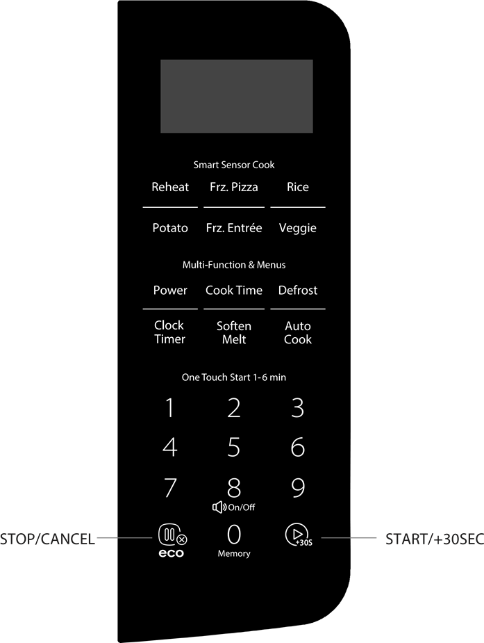 Toshiba - ML-EM45P(BS) - CONTROL PANEL AND FEATURES CONTROL PANEL AND FEATURES