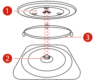 Toshiba - ML-EM45P(BS) - TURNTABLE INSTALLATION TURNTABLE INSTALLATION