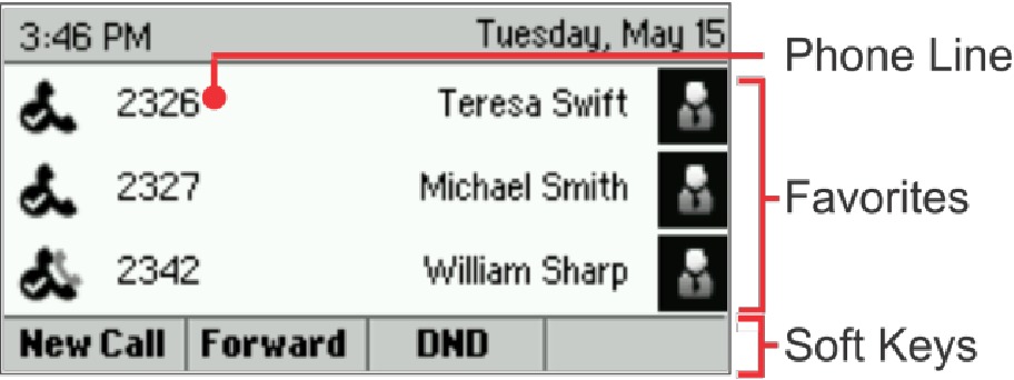 Polycom - VVX 300 - Views - Using Lines View Views - Using Lines View
