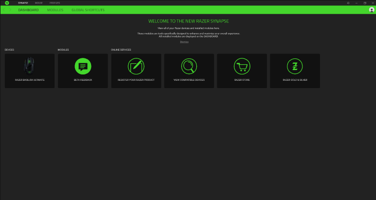 Razer - BASILISK ULTIMATE - Configuring Your Razer Basilisk Ultimate - Step 1 Configuring Your Razer Basilisk Ultimate - Step 1