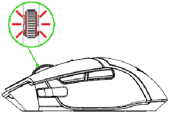 Razer - BASILISK ULTIMATE - Low Power Indicator Low Power Indicator