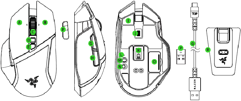 Razer - BASILISK ULTIMATE - Overview Overview