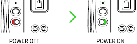 Razer - BASILISK ULTIMATE - Using the USB Wireless Dongle - Step 2 Using the USB Wireless Dongle - Step 2