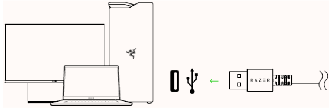 RAZER - BLACKWIDOW V3 - SETTING UP - Step 1 SETTING UP - Step 1