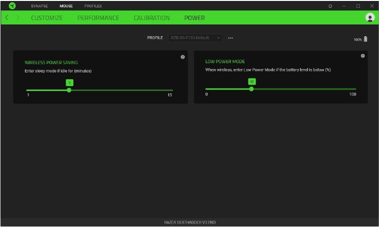 Razer - DEATHADDER V3 PRO - Mouse Tab - Part 6 - Power Mouse Tab - Part 6 - Power