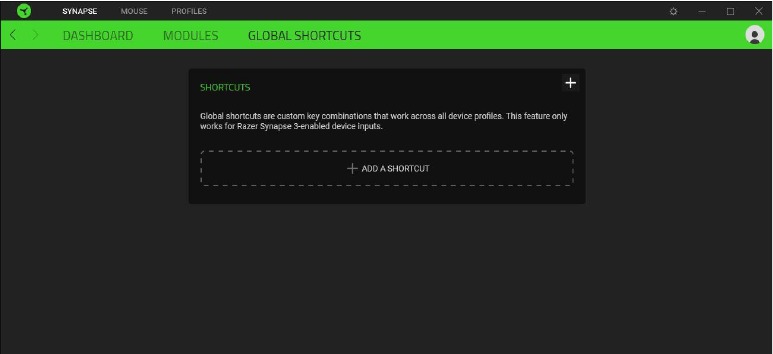 Razer - DEATHADDER V3 PRO - Synapse Tab - Part 3 - Global Shortcuts Synapse Tab - Part 3 - Global Shortcuts