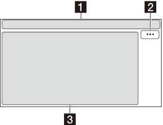 Sony - XAV-AX3200 - Screen Displays Overview - Part 1 - Playback screen Screen Displays Overview - Part 1 - Playback screen