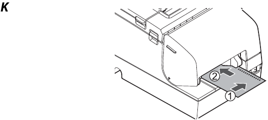 Epson - TM-H6000IV - Inserting Slip Paper Inserting Slip Paper