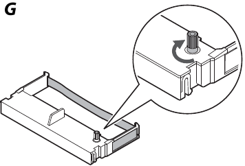 Epson - TM-H6000IV - Installing and Replacing the Ribbon Cartridge Installing and Replacing the Ribbon Cartridge