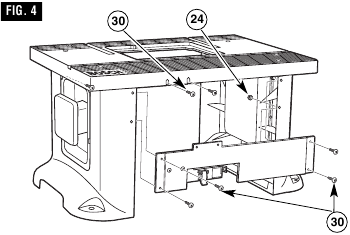 Bosch - RA1181 - ATTACHING SWITCH/FASCIA ASSEMBLY TO ROUTER TABLE ATTACHING SWITCH/FASCIA ASSEMBLY TO ROUTER TABLE