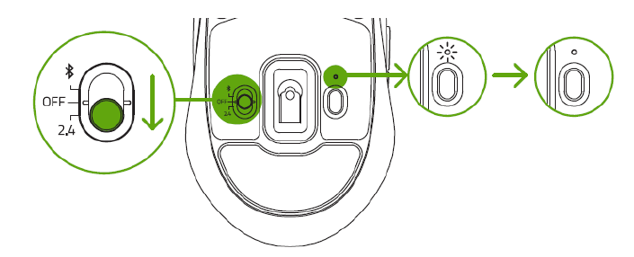 RAZER - PRO CLICK MINI - CONNECTING YOUR MOUSE - Step 3 CONNECTING YOUR MOUSE - Step 3