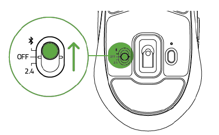 RAZER - PRO CLICK MINI - CONNECTING YOUR MOUSE - Step 4 CONNECTING YOUR MOUSE - Step 4